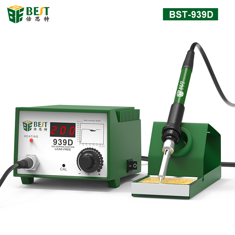 BST-939D 无铅智能数显焊台 防静电恒温焊台