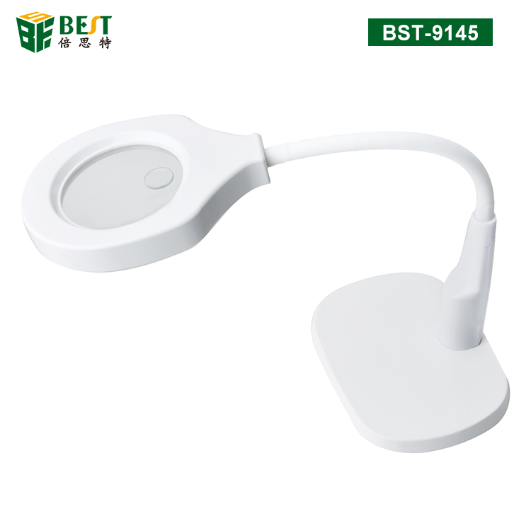 BST-9145 白色LED放大镜台灯