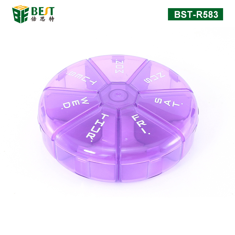 BST-R583 7格透明塑料元件盒