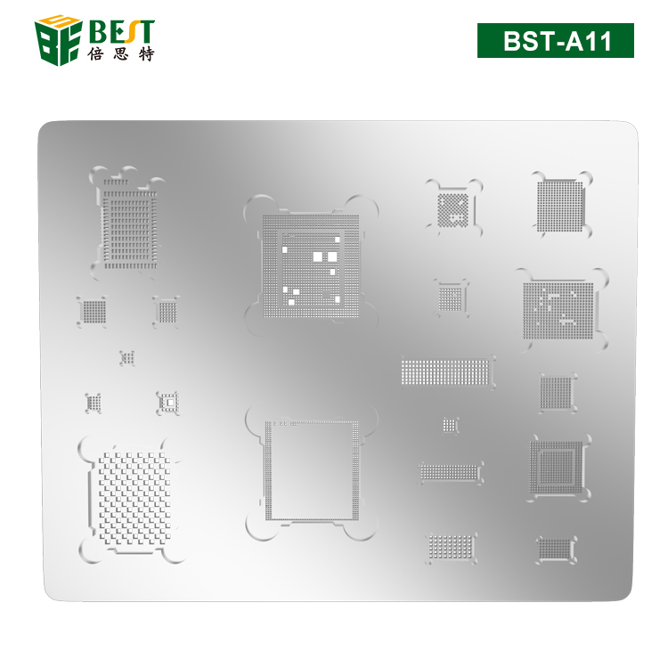 BST-A11 iP8/8P/X 3D植锡网 3D凹槽定位植锡钢网