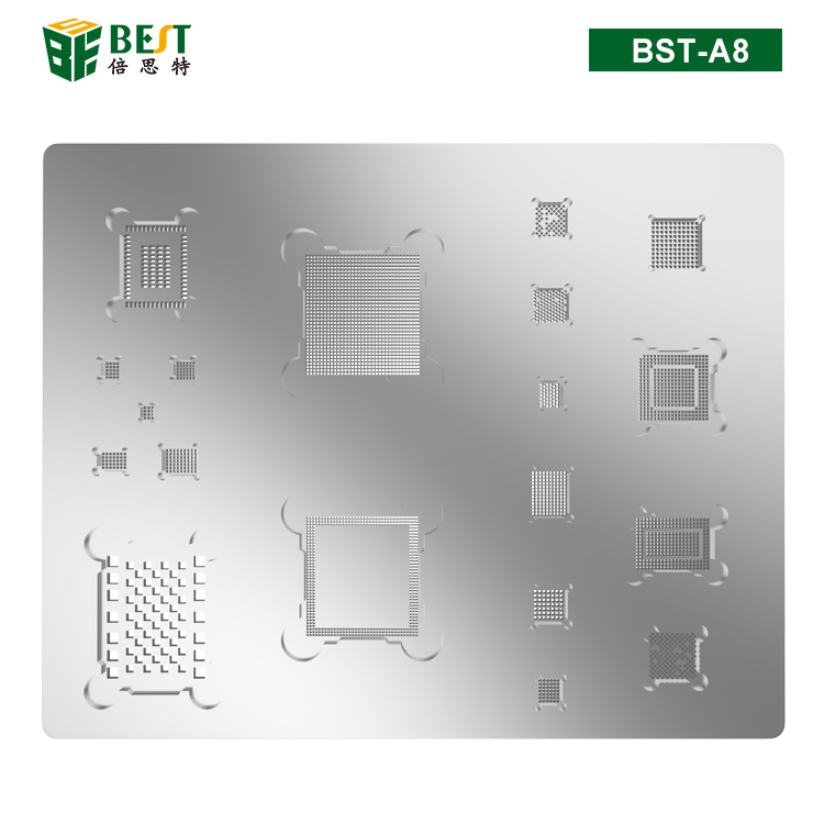 BST-A8 iP6/6P 3D植锡网 3D凹槽定位植锡钢网