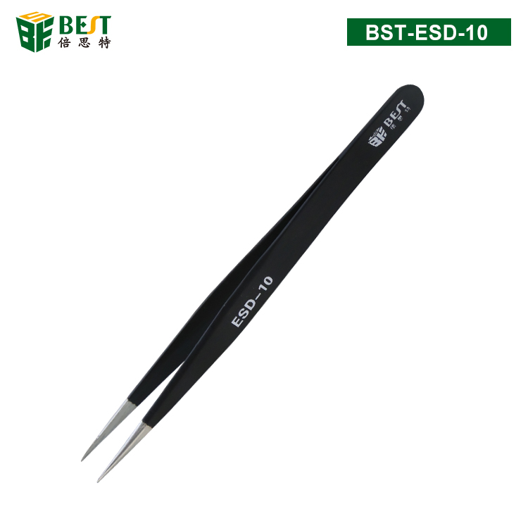 BST-ESD-10 优质钢化高级防静电镊子