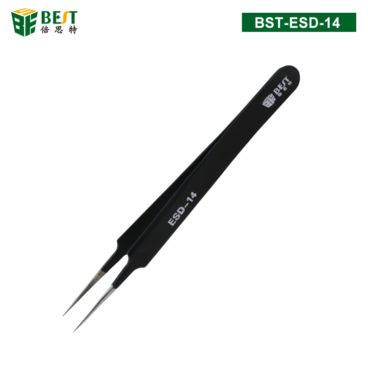 BST-ESD-14 优质钢化高级防静电镊子