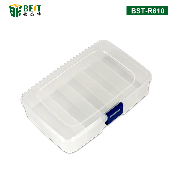 BST-R610 5格透明塑料元件盒