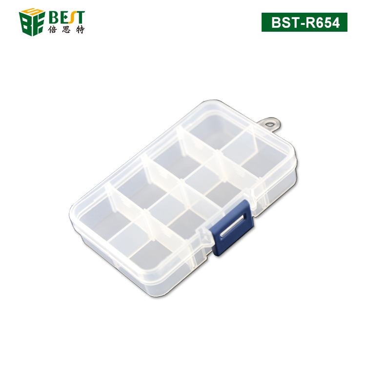BST-R654 8格自定义透明塑料元件盒