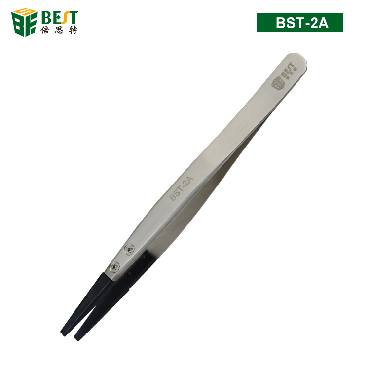 BST-2A 防静电镊子可换头 碳纤维塑料换头镊子