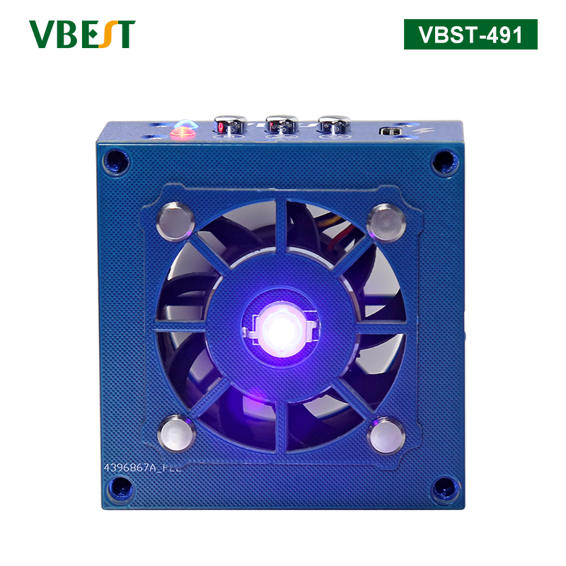 VBST-491 狂飙冷却固化风扇 手机维修UV固化灯二合一大功率散热排烟风扇 强风迷你风扇