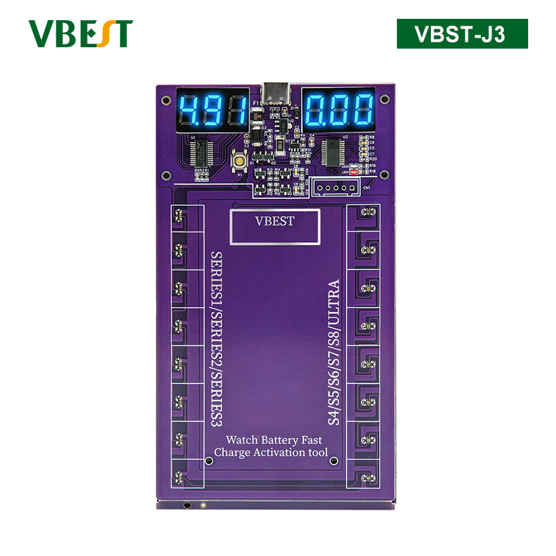BST-J3 智能手表电池激活检测小板 苹果手表电池激活板 智能手表电池激活速充治具