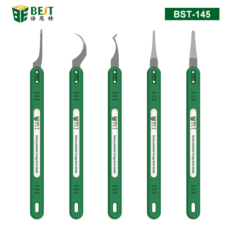 BST-145 手工打磨一体刀片套装 五合一撬刀